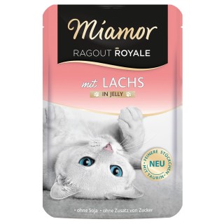 Sparpaket Miamor Ragout Royale in Jelly 22 x 100 g - Lachs