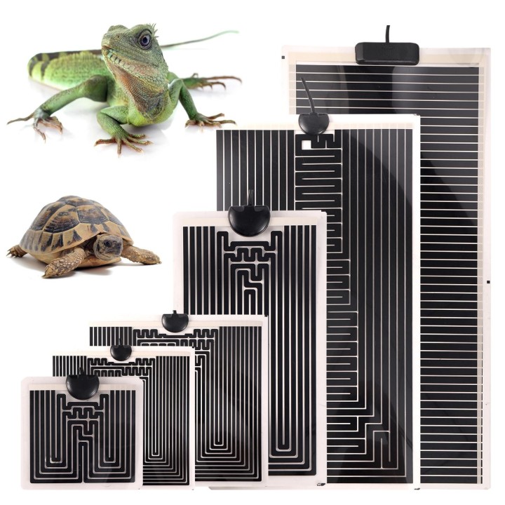 1 Stück EU-Stecker Reptilien-Heizkissen für Eidechsen, Schildkröten, Heizung, Reptilien, warme, einstellbare Temperaturregler