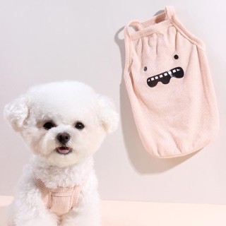 Süße Haustier Sling Teddy Bichon Hundekleidung Frühling Sommer ärmellos kleine Hund Katze dünne T Weste Yorkshire Schnauzer M