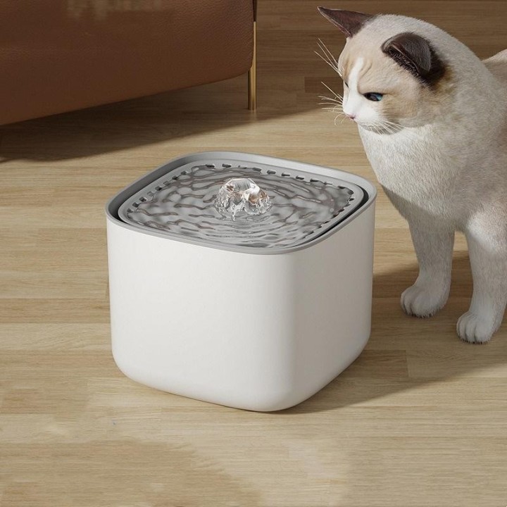 3L großer Kapazitäts-Hundekatze-Hundehaustier-Zirkulationsfilter-Haustier-Brunnen-Futterspender, automatischer Wasserspender