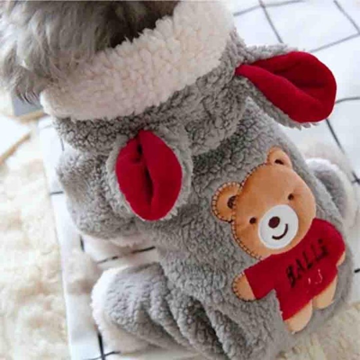 Haustier Pommerschen Schnauzer Pudel Teddy Hund Kleidung Herbst Winter Herbst Kleid Welpen Milch Hund Nette XS
