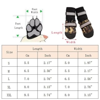 Warme Winterstiefel für mittelgroße und große Hunde, rutschfeste Schuhe für große Hunde, Schäferhund, Rottweiler, Mascotas, P
