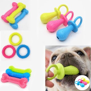 Hundespielzeug, Kauspielzeug für Haustiere, weiches Gummi, beißfest, Knochenform, Zähneknirschen, Kauspielzeug für kleine Hun