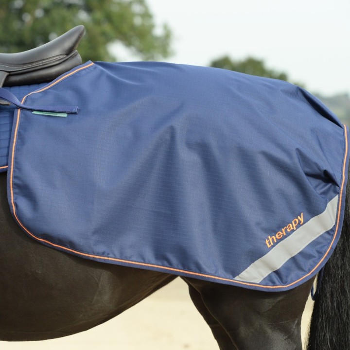 Bucas Therapy Quarter Sheet - navy/orange