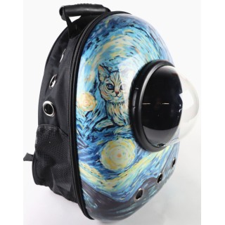 TPFLiving Tiertransporttasche Tiertransporttasche mit Semi-Sphere-Fenster - Tierrucksack für Ihr Haustier -