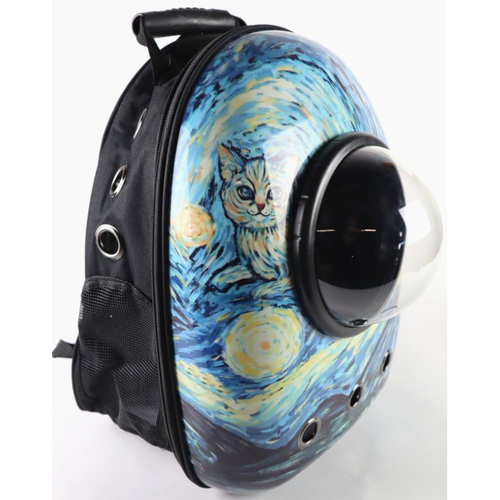 TPFLiving Tiertransporttasche Tiertransporttasche mit Semi-Sphere-Fenster - Tierrucksack für Ihr Haustier -