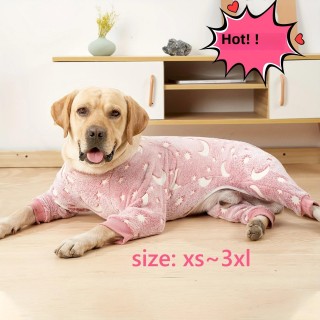 Die neuesten Winter-Pyjamas Haustierkleidung mittelgroße und große Hunde-Pyjamas Golden Home Kleidung zur Vorbeugung von Haar