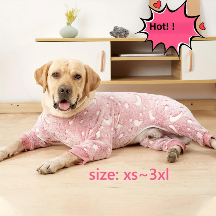 Die neuesten Winter-Pyjamas Haustierkleidung mittelgroße und große Hunde-Pyjamas Golden Home Kleidung zur Vorbeugung von Haar