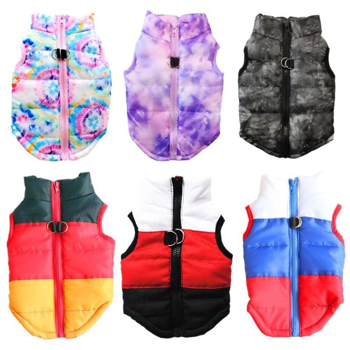 Winter-Hundekleidung für Welpen, wasserdicht, warm, gepolstert, Jacke, Mantel für kleine und mittelgroße Hunde, Outfit, Weste