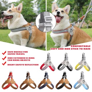 Brustgurt für Hunde, Sattel, Brustgurt für Haustiere, atmungsaktiv, Brustgurt für Hunde L schwarz