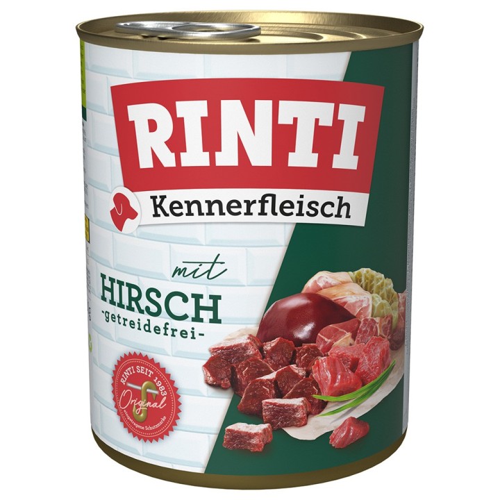 Sparpaket RINTI Kennerfleisch 24 x 800g - Hirsch