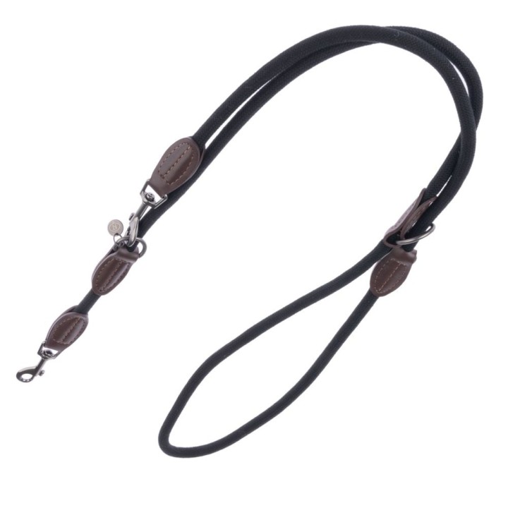 Nomad Tales Spirit Halsband, ebony - Passende Leine: 200 cm lang, Ø 10 mm