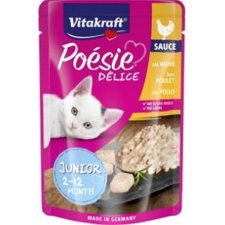 Vitakraft Poésie Délice Junior mit Huhn in Sauce