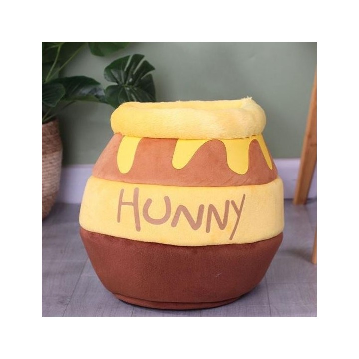 Honey Pot Katzenbett Winter Warm Katzenschlafsack Halbfest Cartoon Katze