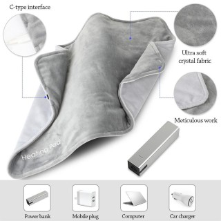 50*30CM USB Beheizte Matte 10W Electro Blatt Pad Winter Haustier Heizung Pad Hause gelb