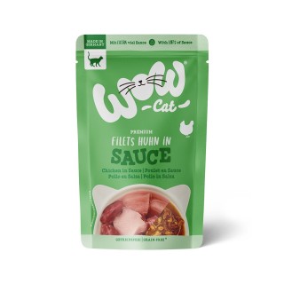 WOW CAT Huhn in Sauce 8x85g