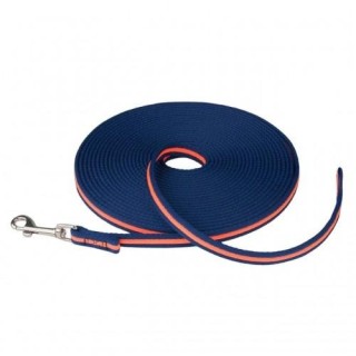 Coachies Trainingsleine für Hunde 5m dunkelblau/limette