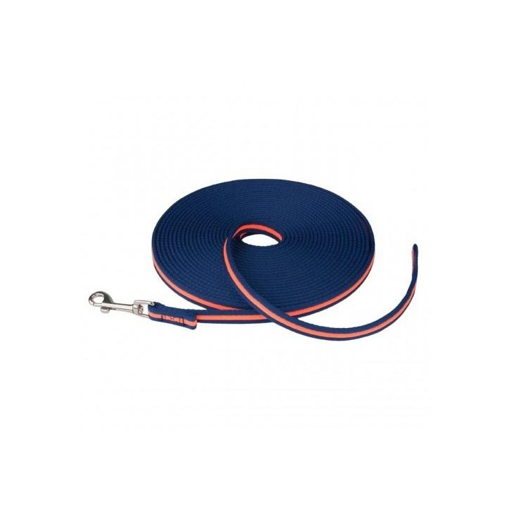 Coachies Trainingsleine für Hunde 5m dunkelblau/limette