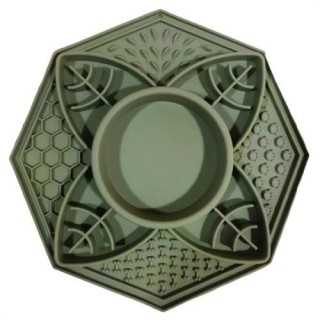 Parallax Plastics Ltd Hundenapf und Matte mit Blumenmuster One Size violett