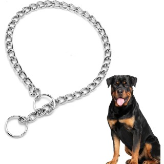 Edelstahl Slip Kette Halsband Pet P Schlange Kette Halsband Hund Würgegriff Einstellbare Hund Training Würgegriff Pitpull Hal