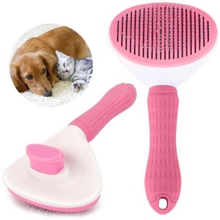 BROSSE POUR CHIENS ROSE
