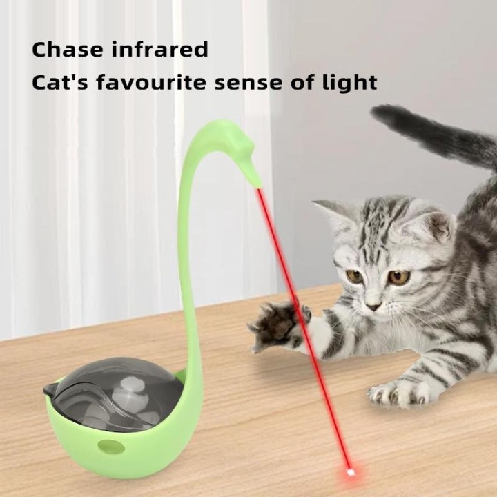 HOOPET Katzen Laser Spielzeug Lampe Lebensmittel Lecks Stick Spielzeug Tumbler Haustier Katzenspielzeug Interaktives Spielzeu