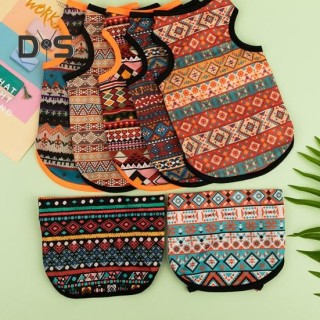 Dünne Sommerweste für Hunde, Rundhalsausschnitt, stilvolles, waschbares Sommerhemd für Haustiere S blau