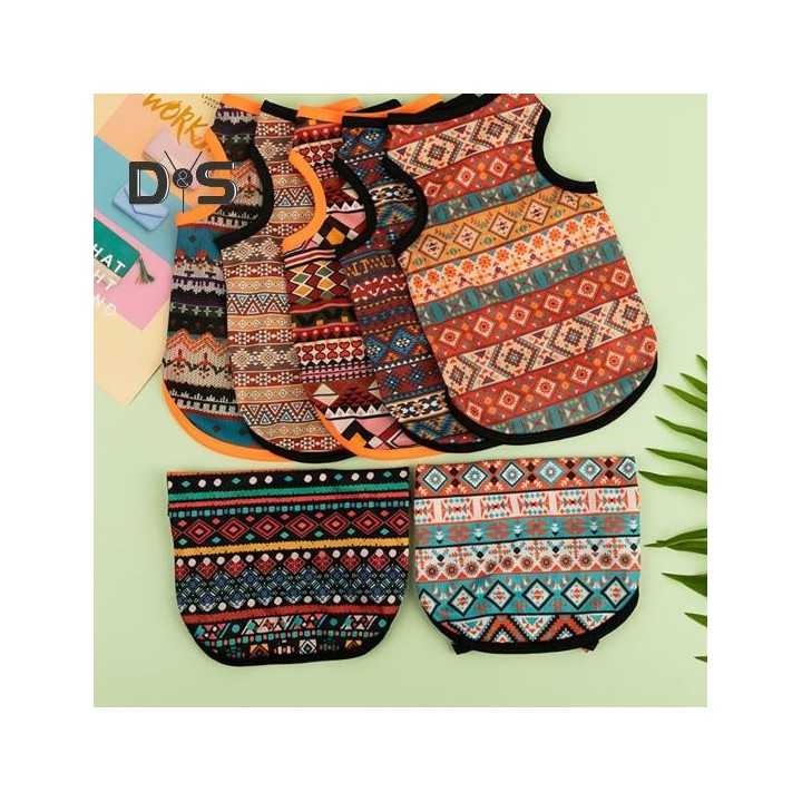 Dünne Sommerweste für Hunde, Rundhalsausschnitt, stilvolles, waschbares Sommerhemd für Haustiere S blau