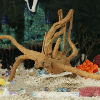 Aquarium Dekoration Tank Hintergrund Landschaftsbau Treibholz Pflanze Stumpf natürlichen Stamm Kuckuckswurzel 10-15cm