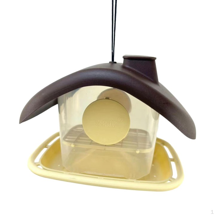 Hängendes Vogelfutterhaus, langlebiges 2-in-1-Haus für Orioles, Bluebirds, Spatzen