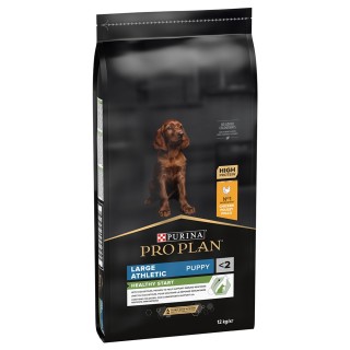 Sparpaket PURINA PRO PLAN 2 x Großgebinde - Large Puppy Athletic Huhn & Reis (2 x 12 kg)