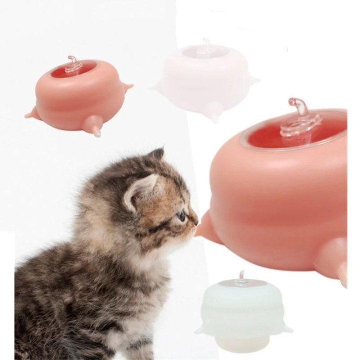 Mlik Futternapf für Neugeborene, große Kapazität, weiches Silikon mit Brustwarzen, langlebige Stillbeißschale für Welpen, Kät