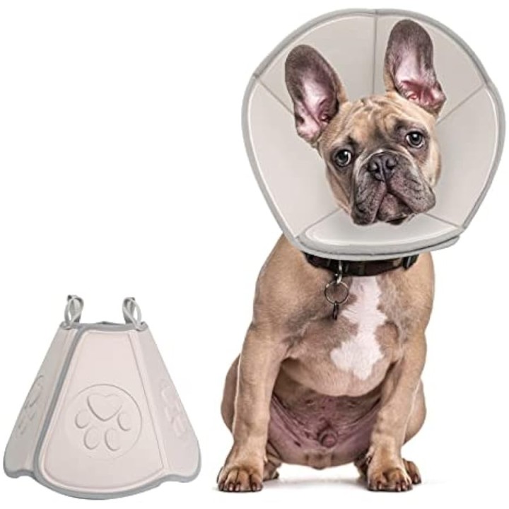 Verstellbarer weicher Hundekegel, Erholungshalsband für Hunde nach Operationen, Anti-Biss-Lick-Wundheilung, Elizabeth-Halsban