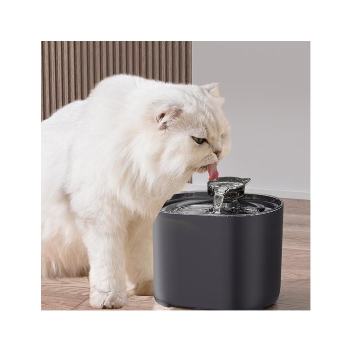 2,2 l Wasserspender für Haustiere, automatisch, große Kapazität, Katzentrinkbrunnen, BPA-frei, 4-fache Filterung, Wassertrink