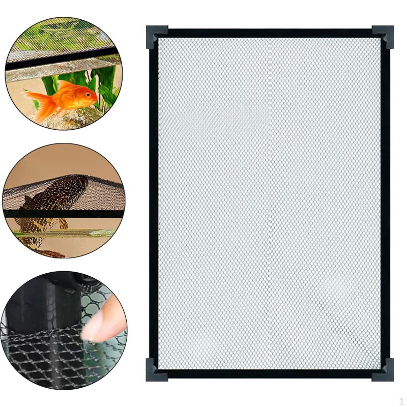 Netzabdeckung für Aquarien zum Schutz von Haustieren und Fischen 20cmx15cm