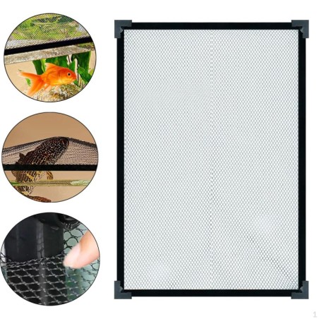 Netzabdeckung für Aquarien zum Schutz von Haustieren und Fischen 20cmx15cm