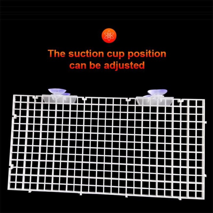Abnehmbare, spleißbare Isolierplatte für Aquarien, oberes Abdeckungsnetz, Halterung für unteres Filtergitter, Trennplatte für
