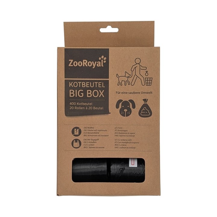 ZooRoyal Hundekotbeutel Big Box 20 Rollen á 20 Beutel