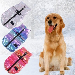 Bunte Haustier Hund Jacke Kleidung Winter Warme Wasserdichte Haustier Gepolsterte Weste Mantel Für Chihuahua Yorkshire Hausti