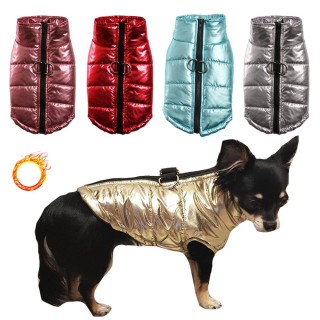Winterkleidung für kleine mittelgroße Hunde, Welpenmantel, wasserdicht, Herbst-Winter-Hundeweste, Jacke, warme Kleidung für H