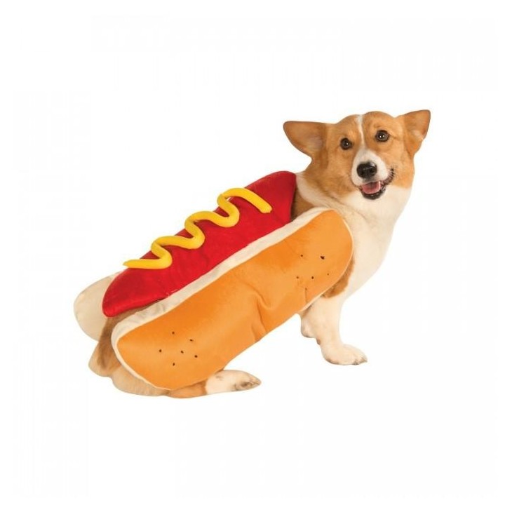 Bristol Novelty Hot Dog Kostüm XL braun/rot