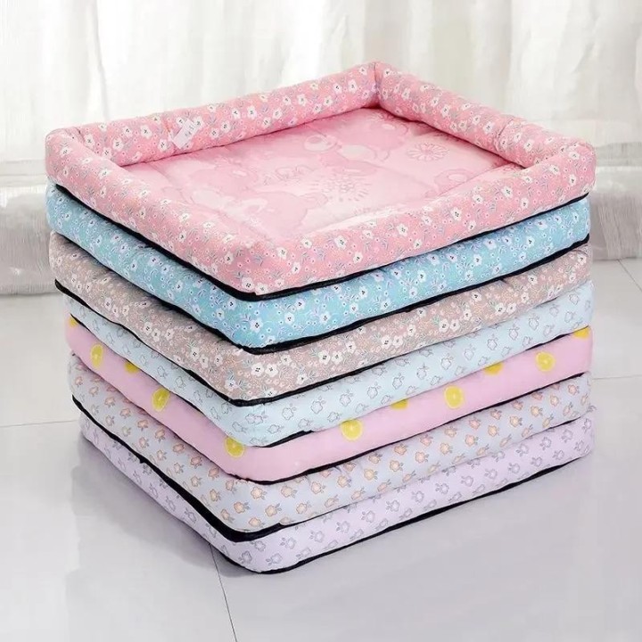 Haustierbett für Hunde Kühlzubehör Welpenkörbe Zubehör Große Betten Matte Haustierprodukte Hundezubehör Bettwäsche Sofa Katze