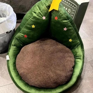 Katzenbett Plüsch Hund Warmer Korb Weihnachten für den Winter Zubehör Häuser Kissen Dinge Haustierbedarf Alle Produkte Hauszu