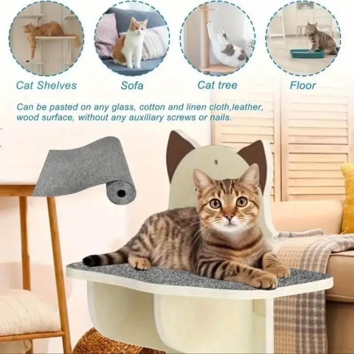 1PC Haustier Katze Klettern Verschleiß-Beständig Kissen Sofa Armlehne Schleifen Klaue Filz Selbst-Adhesive Wand Paste Hause W