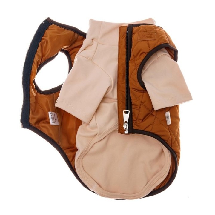 2-teiliges Hunde-Sweatshirt- und Mantel-Set, Rollkragenpullover, winddichte Hundejacke mit Leine, Reißverschluss für kleine u