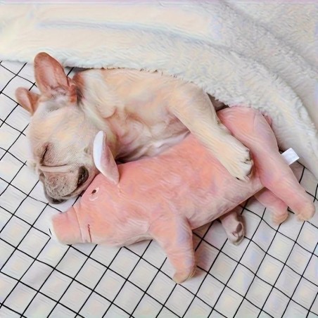 Simulations-Haustierschwein-Plüschtier, süßes Schweinedesign, Haustier, Zähneknirschen, quietschendes Plüschtier, langlebiges