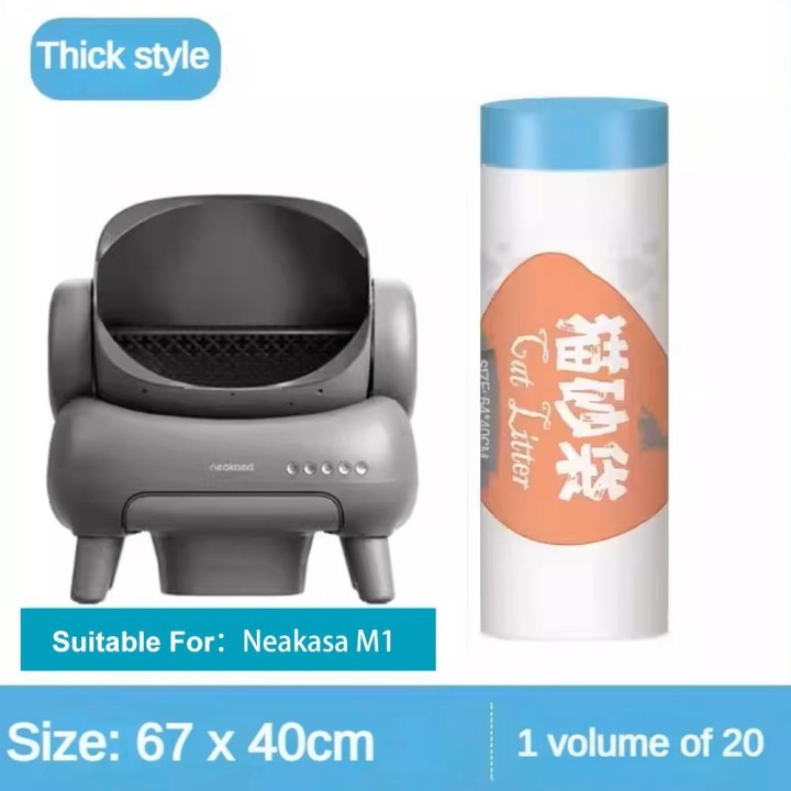 Intelligenter Kotbeutel für Katzentoiletten, Ersatz-Müllbeutel für die automatische, selbstreinigende Katzentoilette Neakasa