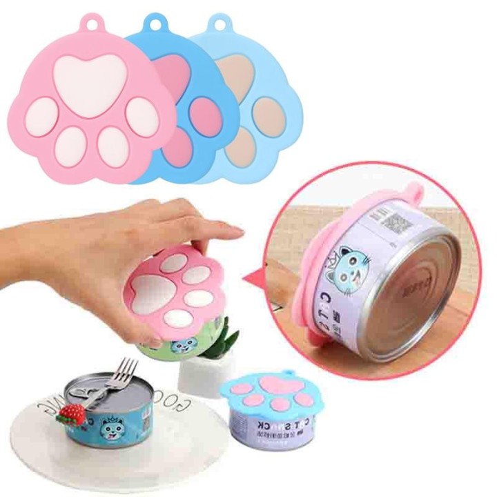 Deckel für Katzenfutterdosen, Löffel, Silikondosendeckel, Deckel für Hunde- und Katzendosen, Lebensmittelkonservierung für Ha