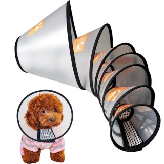 Haustier-Elizabeth-Halsband für Welpen, Anti-Biss-Greifhalsband für kleine Größen, Genesungskegelring, Katzen, Zubehör zur Wu