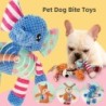 Plüsch-Hundespielzeug in Tierform, bissfest, quietschendes Spielzeug, Cord-Hundespielzeug für kleine und große Hunde, Welpen,